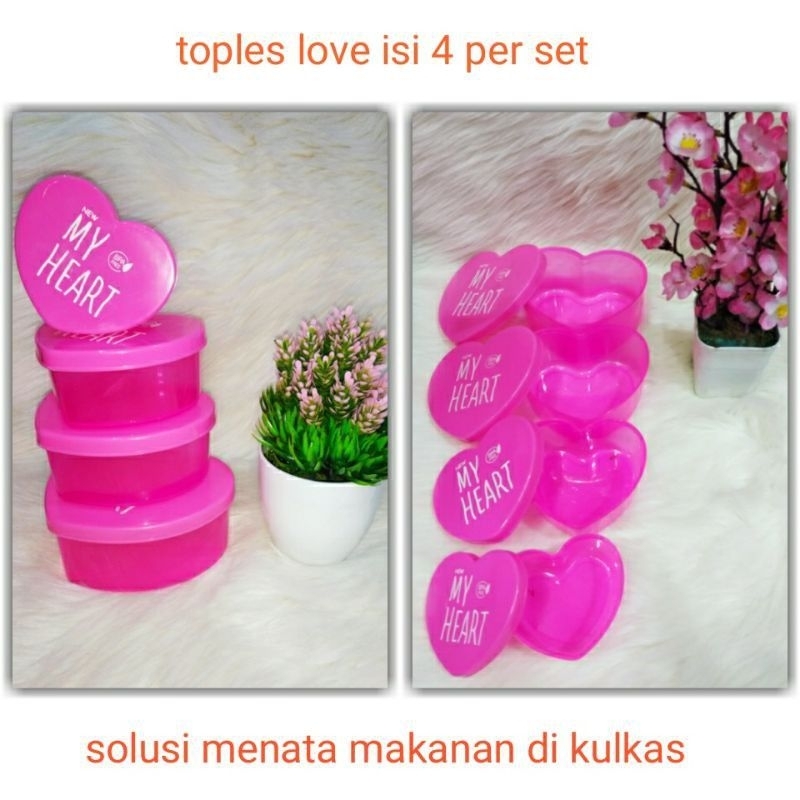 (COD) Toples love / Toples my heart / Toples Hati 4pcs