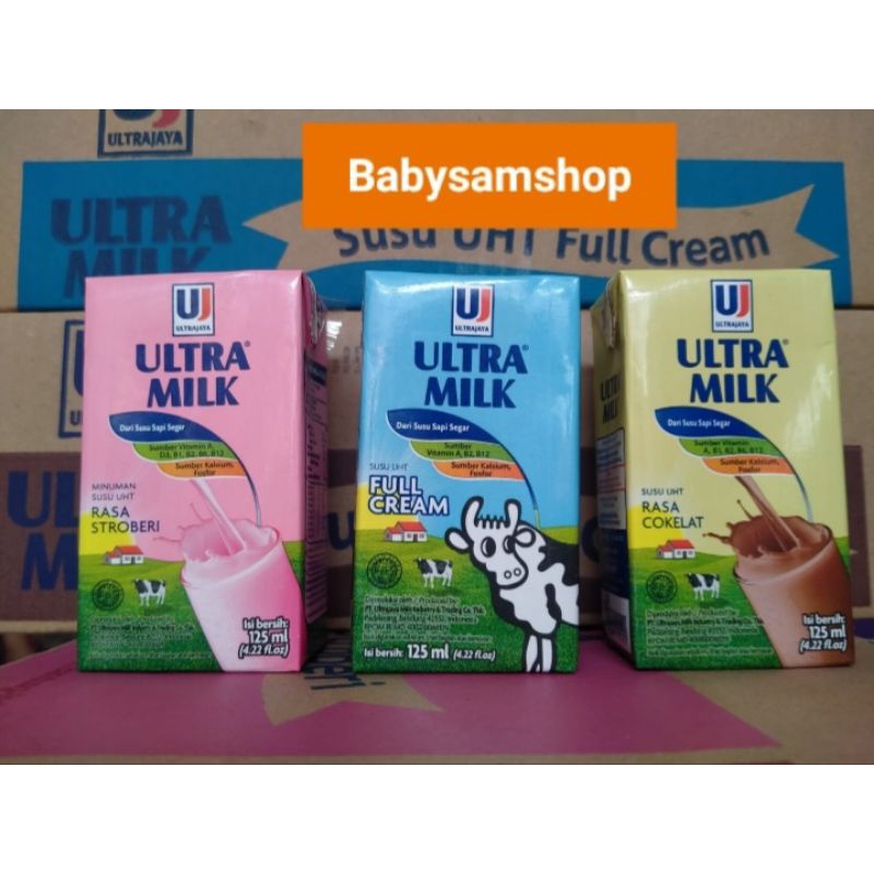 

Susu UHT Ultramilk 125ml (Paket Isi 20 Pcs)