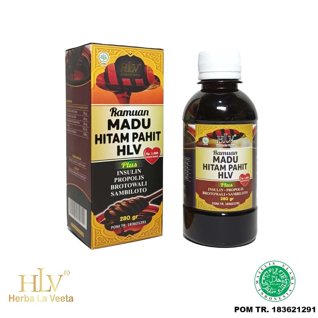 

HLV-Ramuan Madu Hitam Pahit Plus 280 Gram