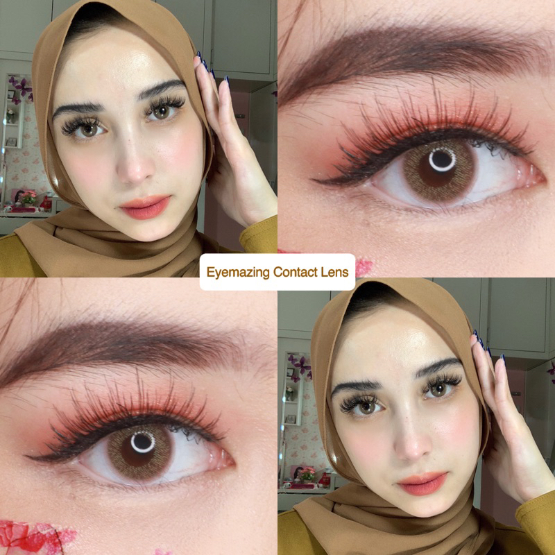 EYEMAZING Softlens - MAGNOLIA Brown / Coklat Minus Beda Minus