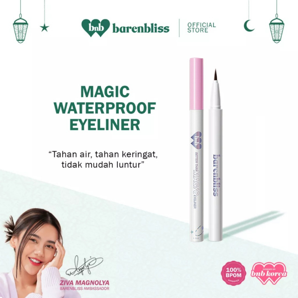 BNB BARENBLISS BETTER THAN MAGIC EYELINER WATERPROOF - BPOM - EYELINER BNB MURAH