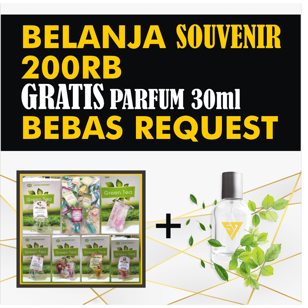 PAKET SOUVENIR PARFUM TERMURAH 3.5 Ml 100 PCS