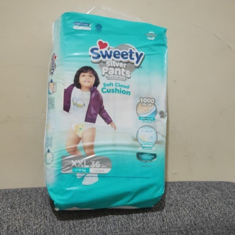 Popok Anak Sweety Silver XXL 32 Pants