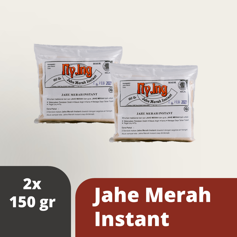 

Jamu Ny. Ing Jahe Merah Instan / Jamu Serbuk (PAKET 2PCS)