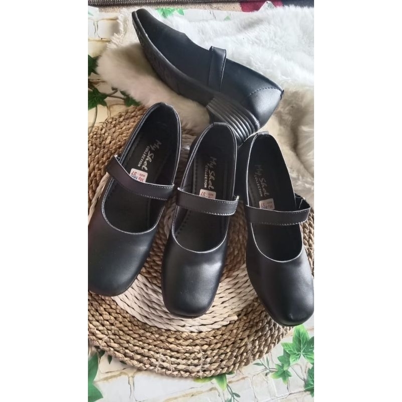 Sepatu wanita paskibra/wedges terbaru/nevada kekinian