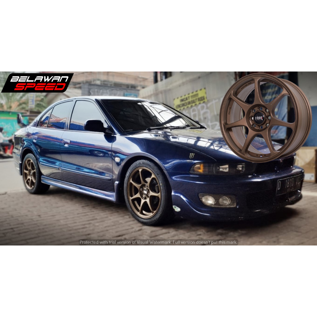 PAKET VELG PLUS BAN RING 17 HSR SEBUNSUTA PCD 4X100/114,3 UNTUK MOBIL GALANT JAZZ YARIS AVANZA FREED