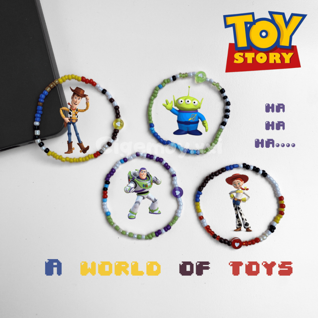 Toy Story Bracelet / Gelang Manik Korea / Beads Toy Story