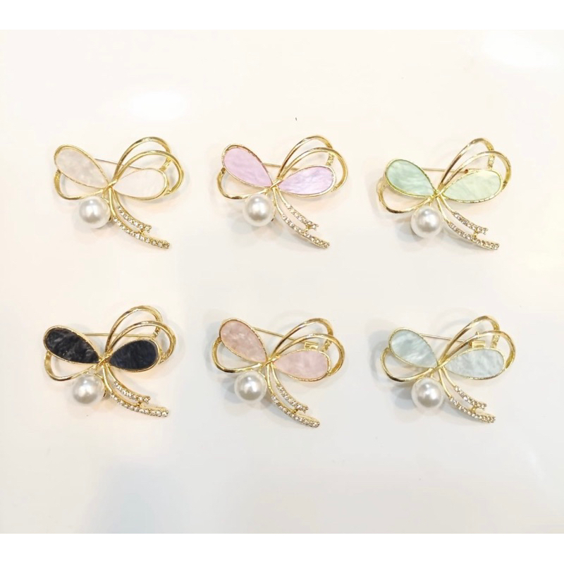 Brooch Pastel New | Brooch Hijab | Brooch | Brooch Mutiara