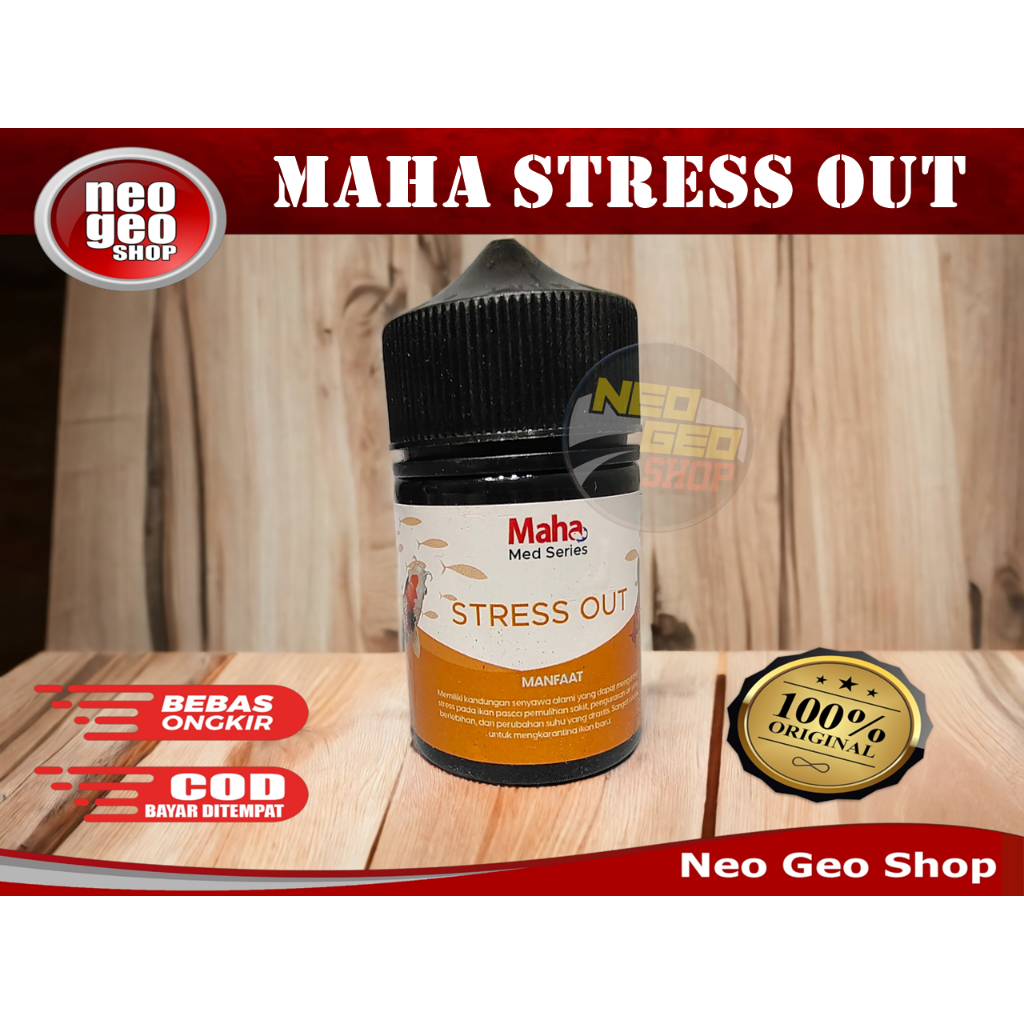 Stress Out Maha Med Series Obat Ikan