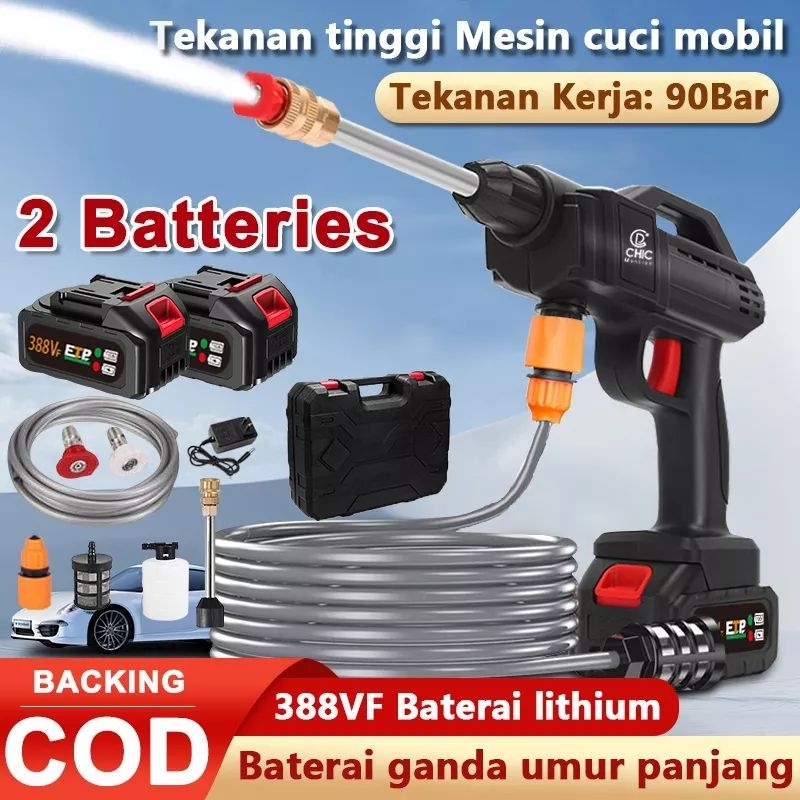 Medan Alat Cuci Mobil Cuci Ac Motor Mobil Doorsmeer Jet Cleaner Gun Spray Screen Sablon COmpressor Berkualitas Pompa Mesin Steam Power Spayer Alat Portable Nirkabel