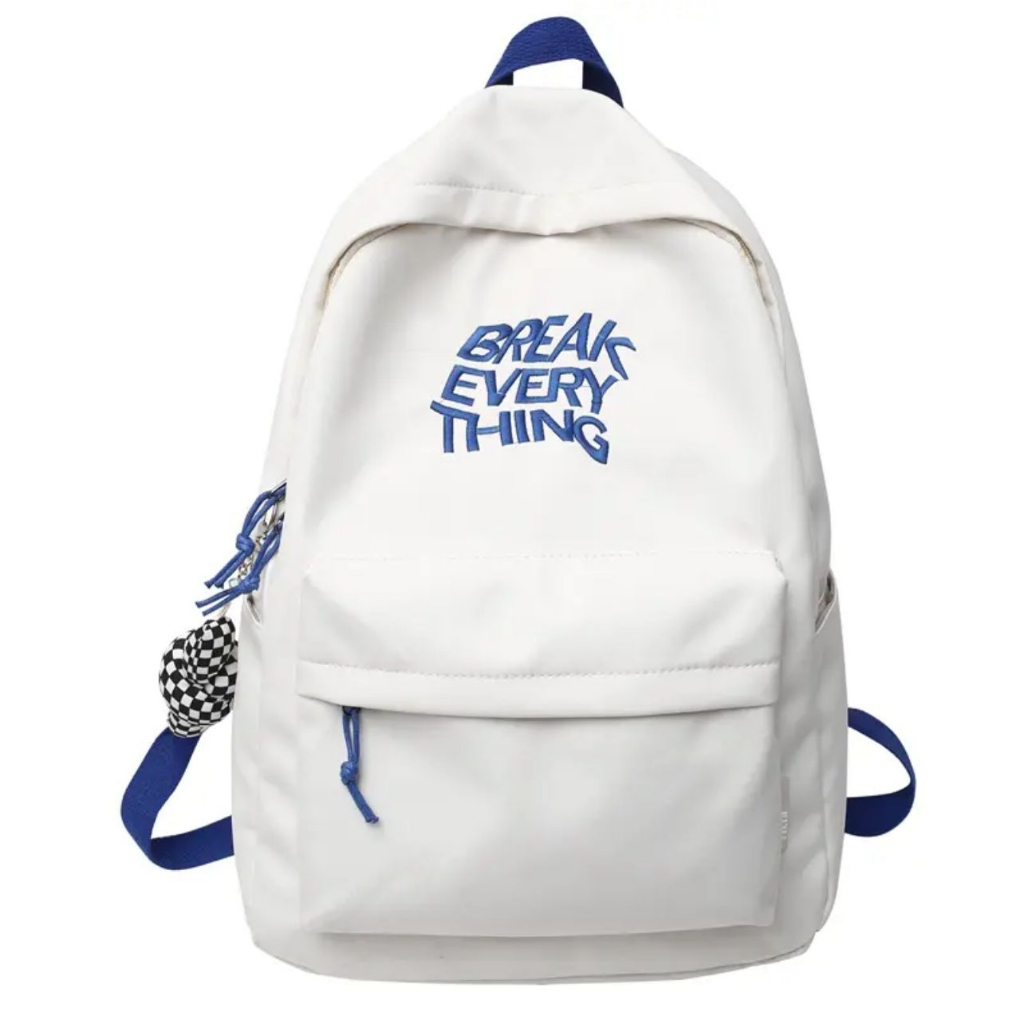 RANSEL 026 -  TAS SOO Tas Ransel Tas Sekolah Mormon-CREAM