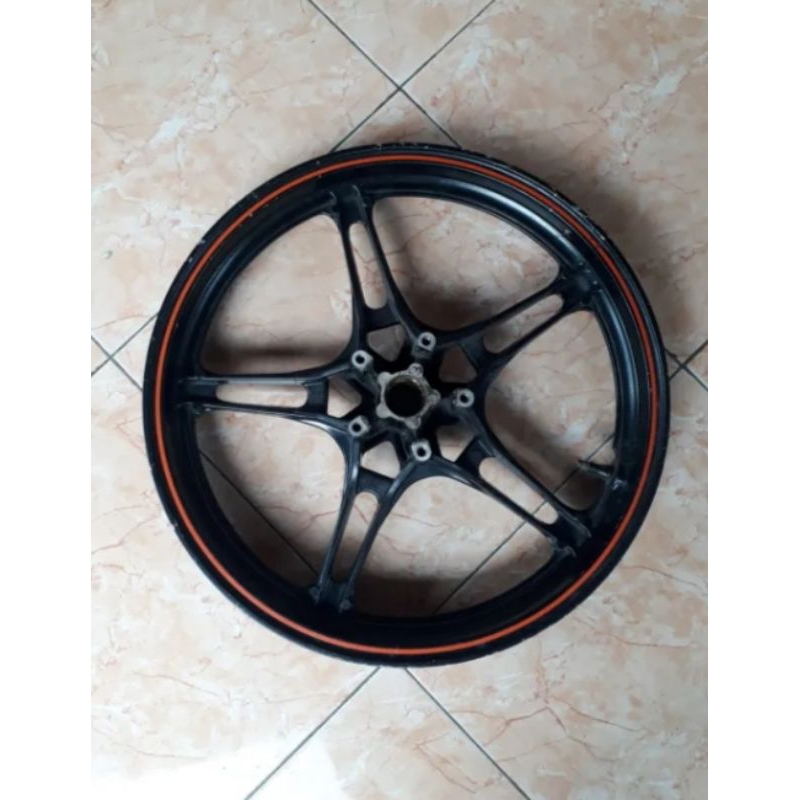 velg depan Vixion advance original seken copotan