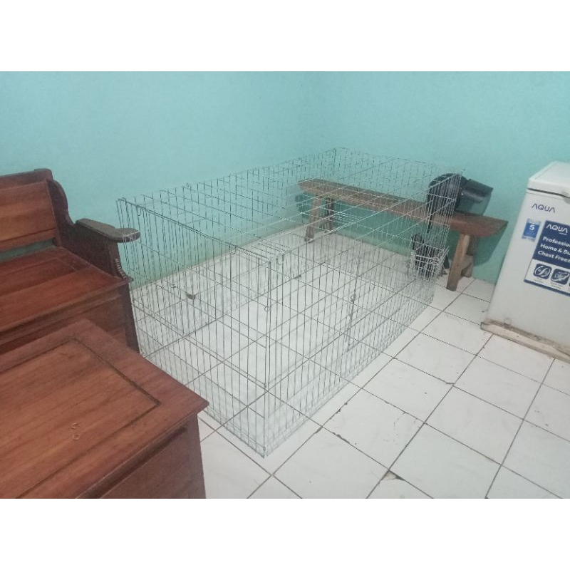tenggaran galvanis tenggaran ayam kandang ayam kucing 150x80x80