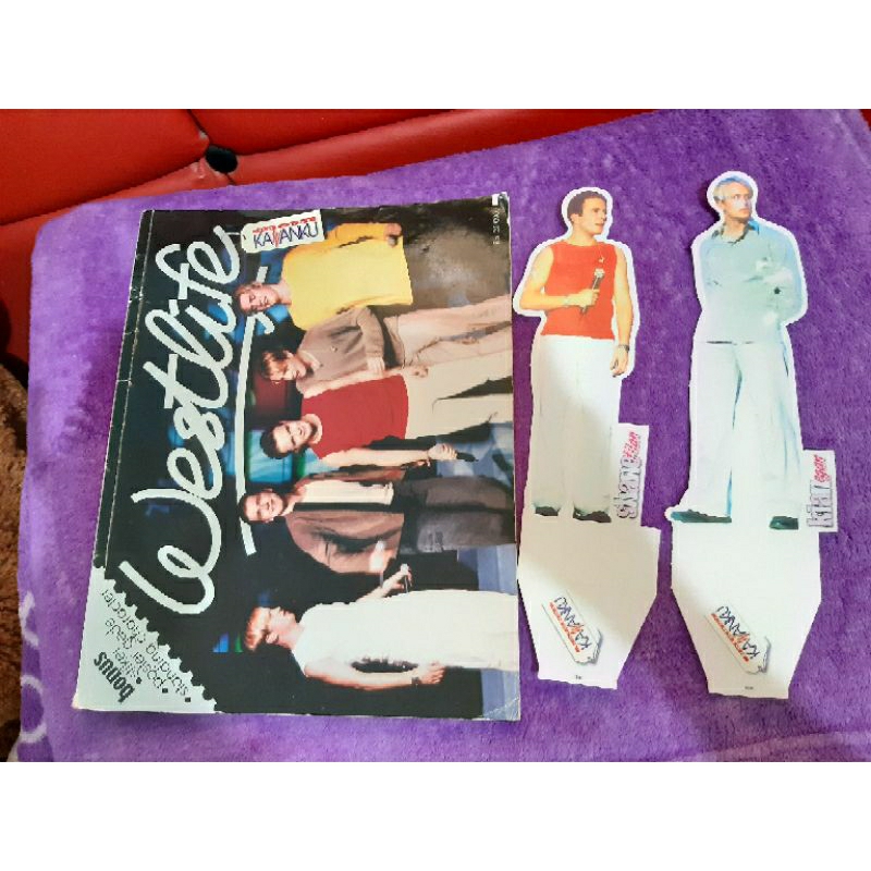 Majalah kawanku edisi westlife bonus standee