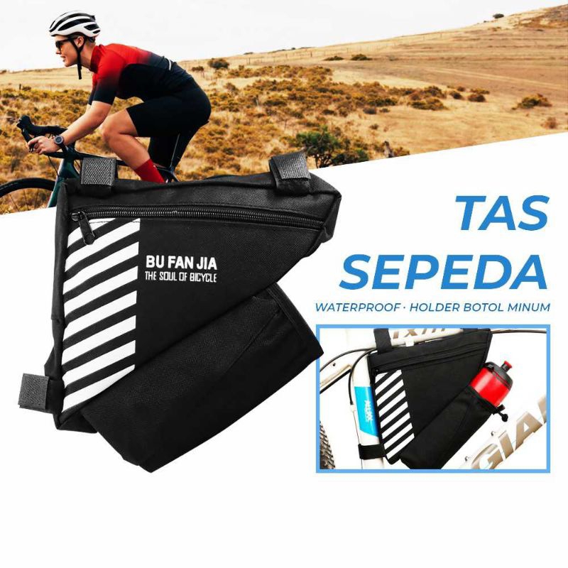 Tas Sepeda Waterproof Dengan Holder Botol Minum YA224