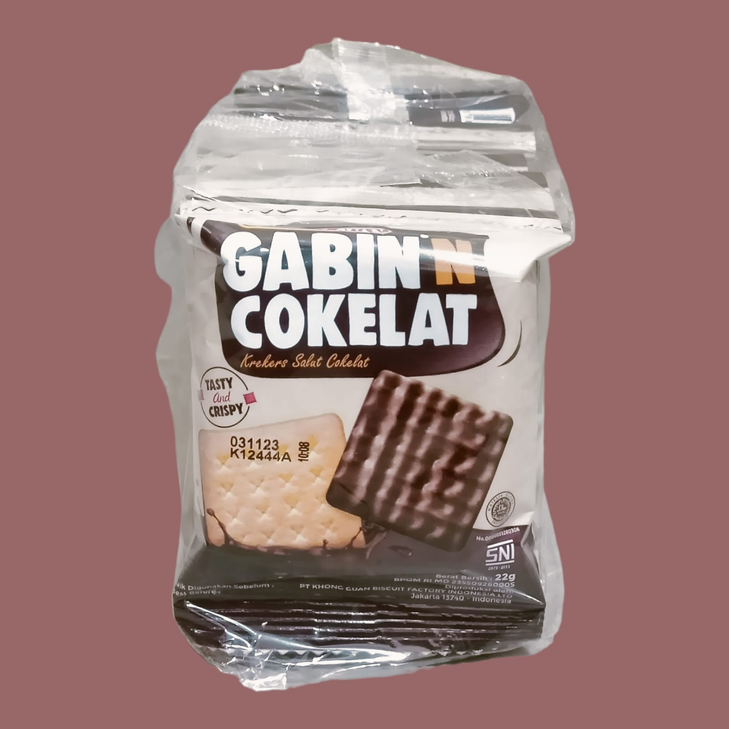 

Khong Guan Gabin Coklat 18gr [10 sachet/pack]