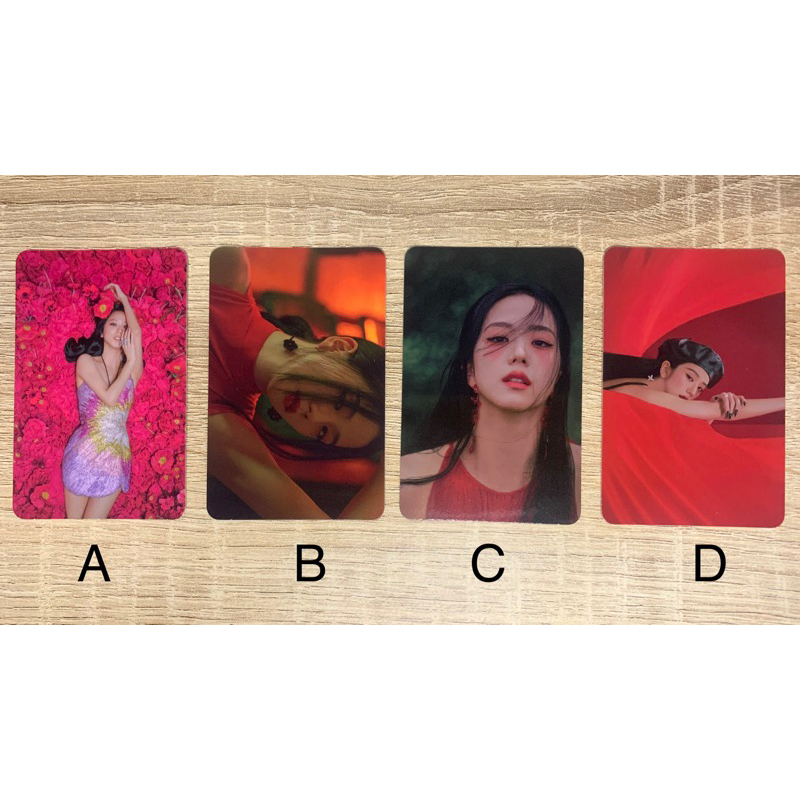 Photocard PC Jisoo - Me (POB KTown4U Black Version)