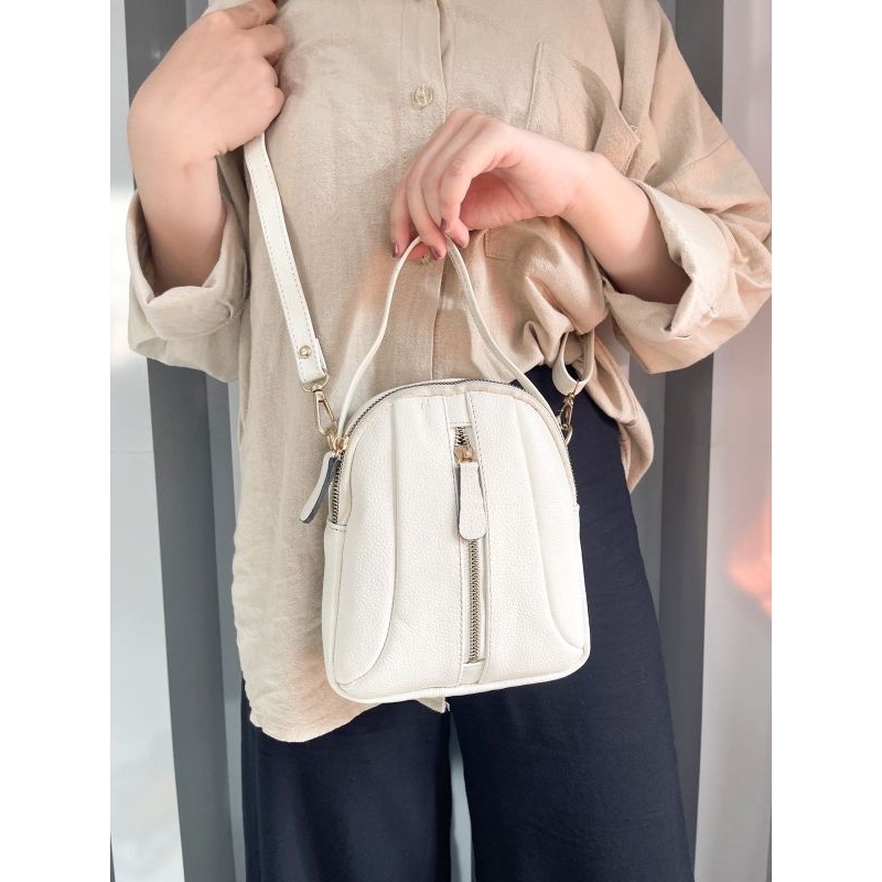 Tas kulit garut tas hp kulit tas selempang mini wanita