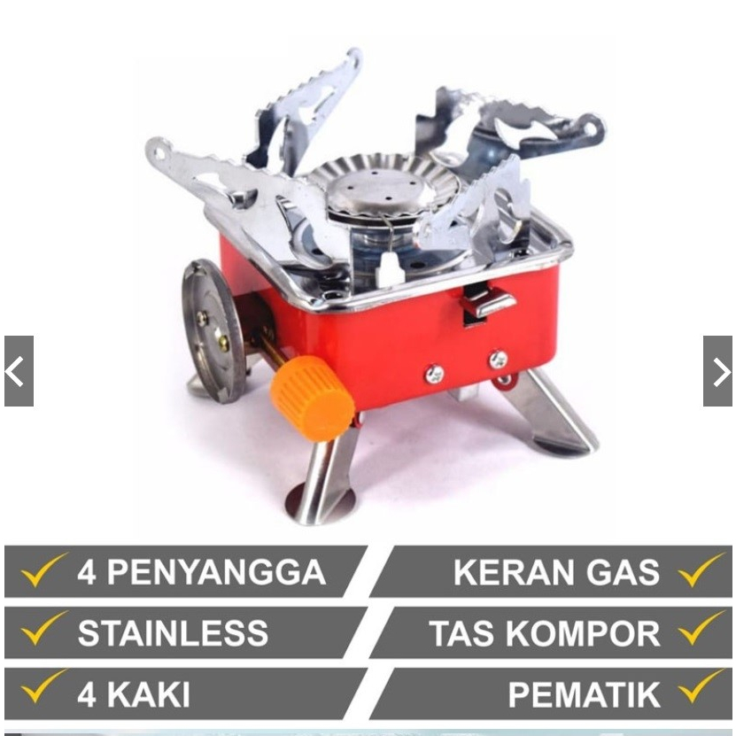 [COD] Kompor Camping + Gas Kotak Mini Portable Stove Kompor Portable