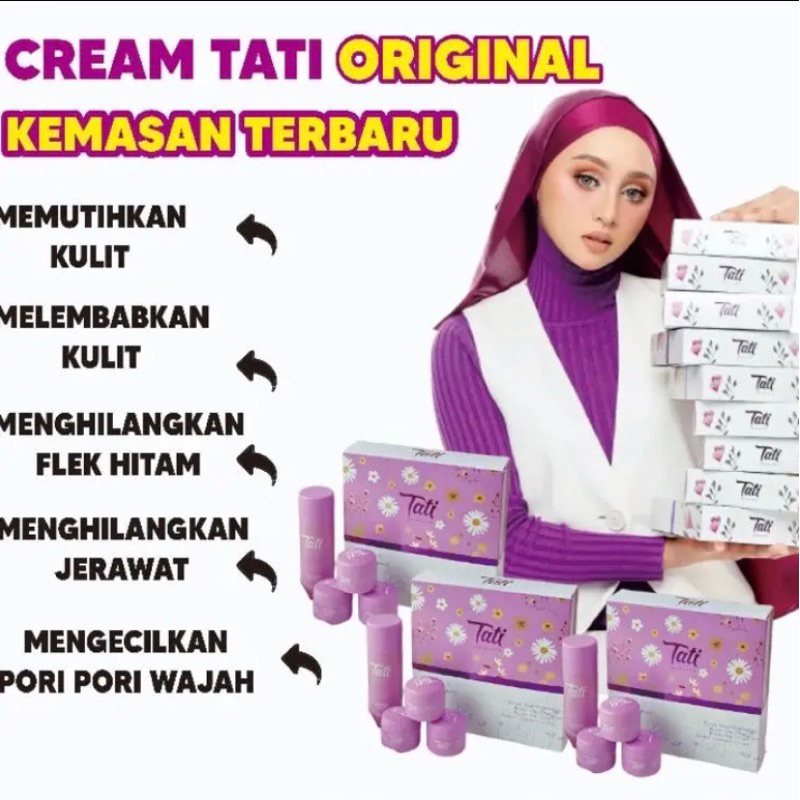 TATI SKINCARE ORIGINAL/ TATI SKINCARE TRIAL SET 4IN1 ORIGINAL