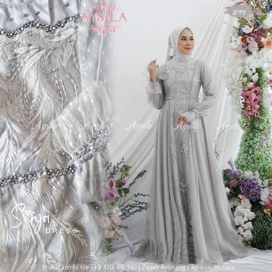 Senja dress / dress brokat BY AYSILA