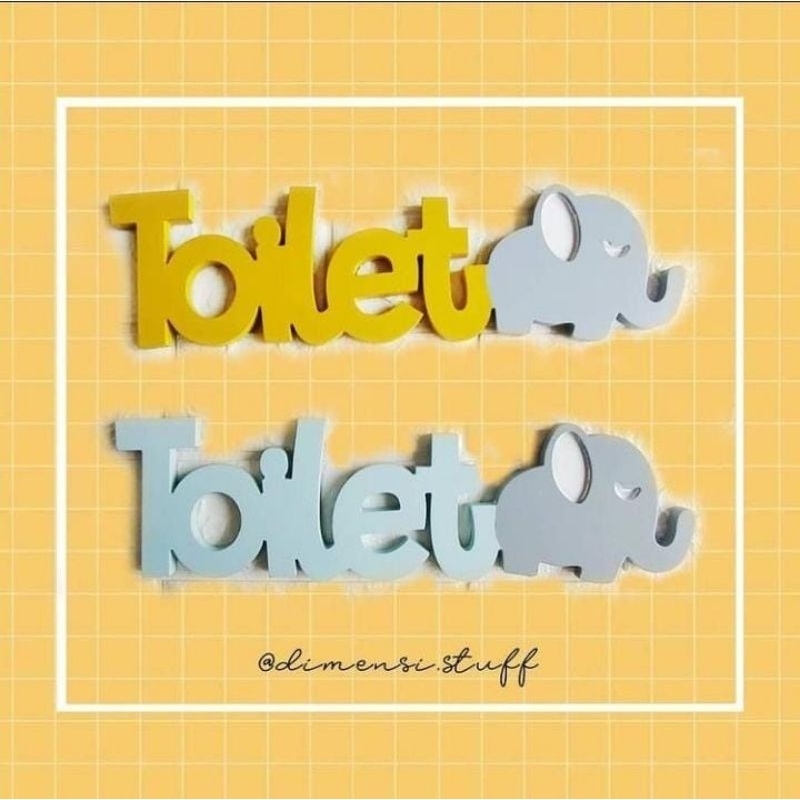 Tulisan Dinding Toilet Kamar Mandi Anak Lucu