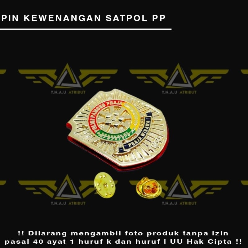 ATRIBUT SATPOL PP / PIN KEWENANGAN SATPOL PP EXCLUSIVE