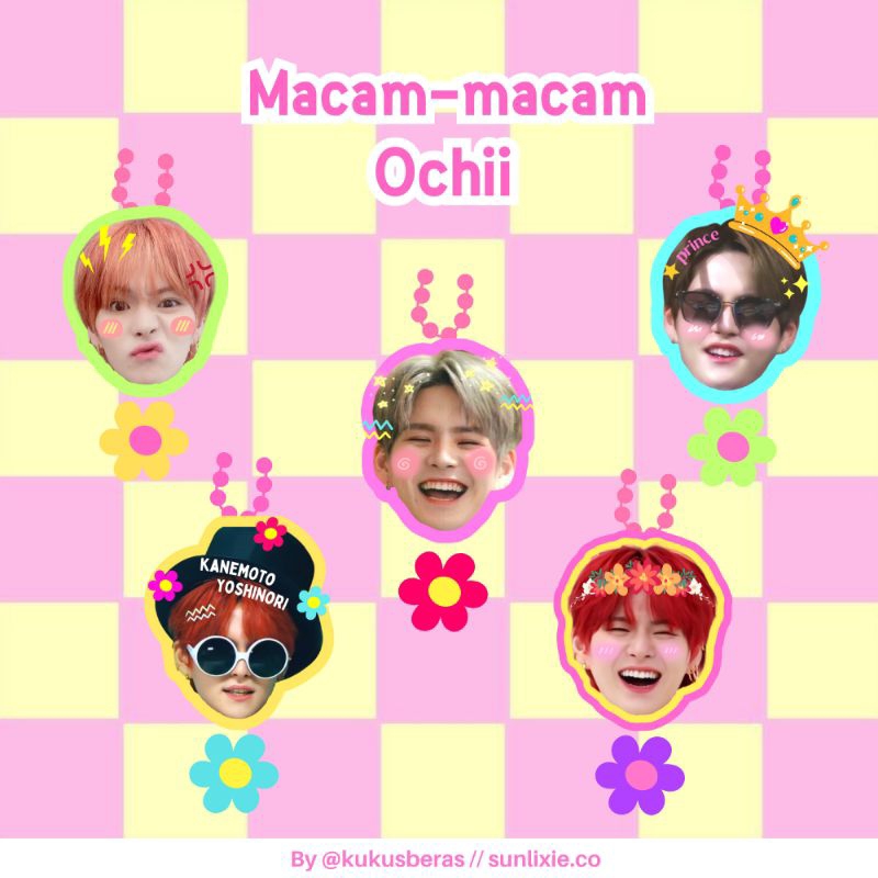 KEYCHAIN YOSHI TREASURE keyring gantungan kunci lucu charm yoshinori photocard album pc night garden