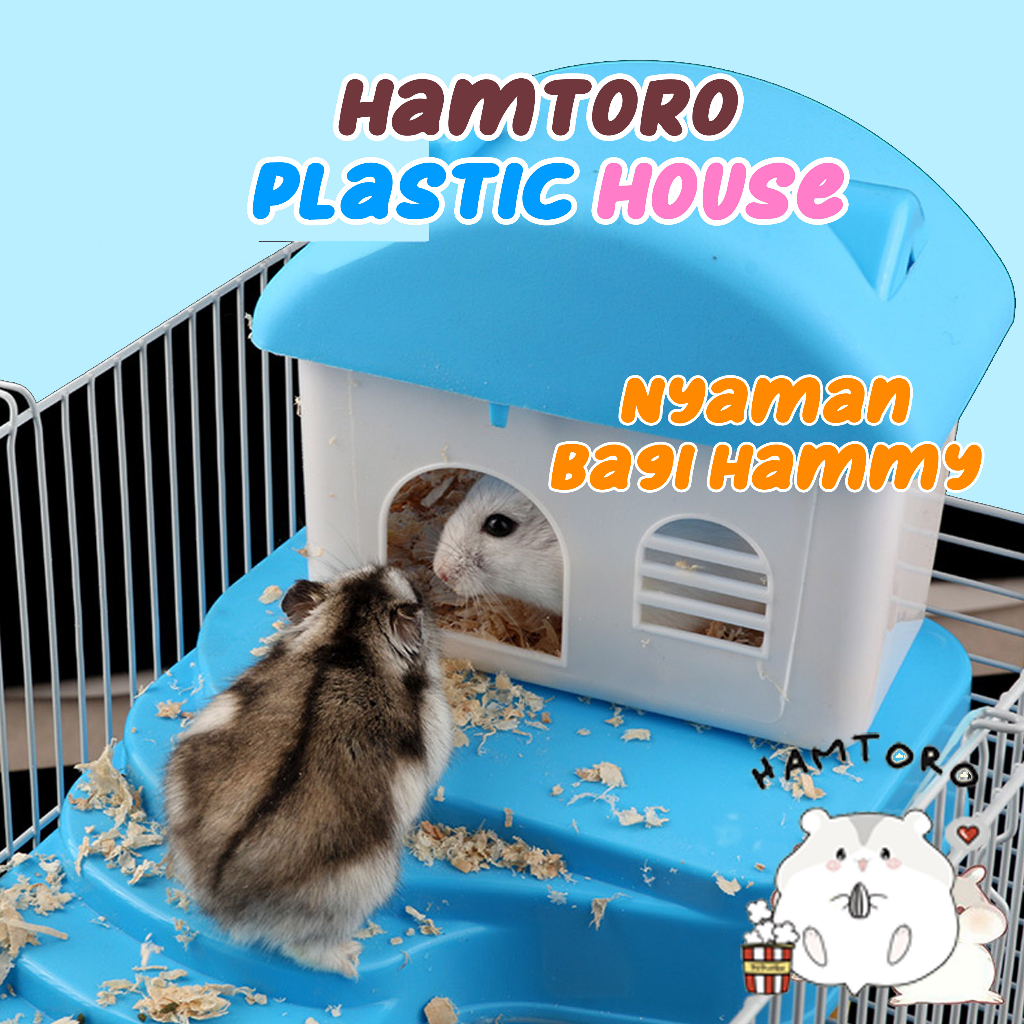 Hamtoro Plastic House Rumah Mainan Hamster dan Hewan Kecil