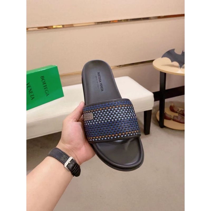sandal pria slide sendal cowok bov p1shoes selop import anyaman new