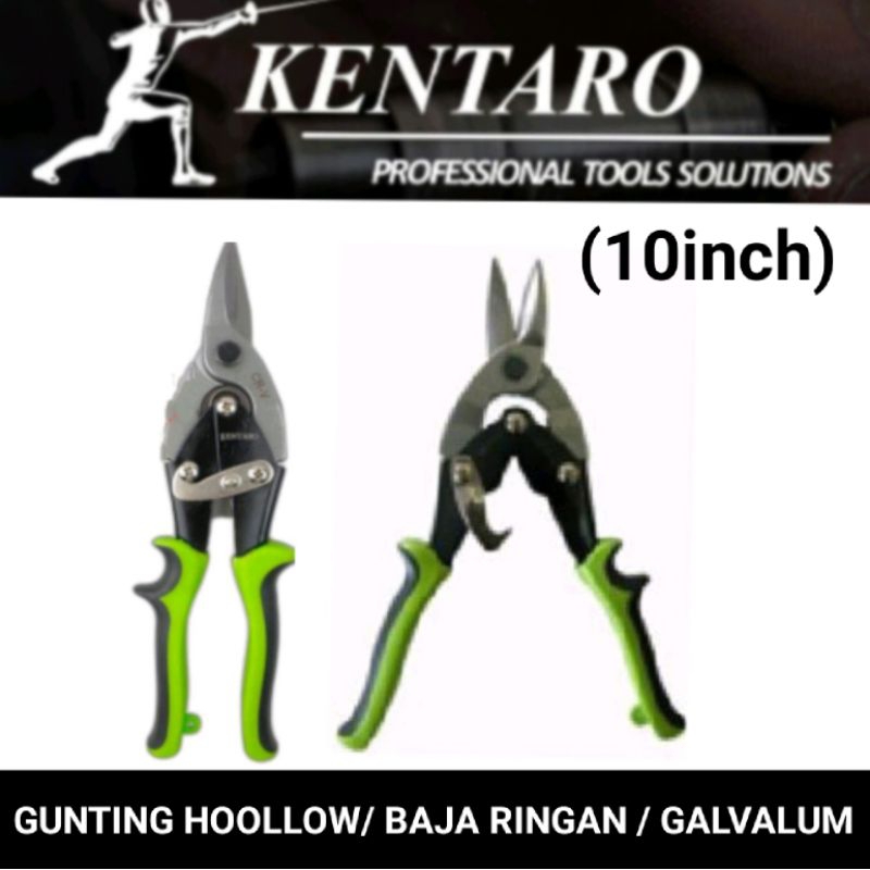 gunting seng / hollow / baja ringan / galvalum 10&quot; Kentaro japan quality