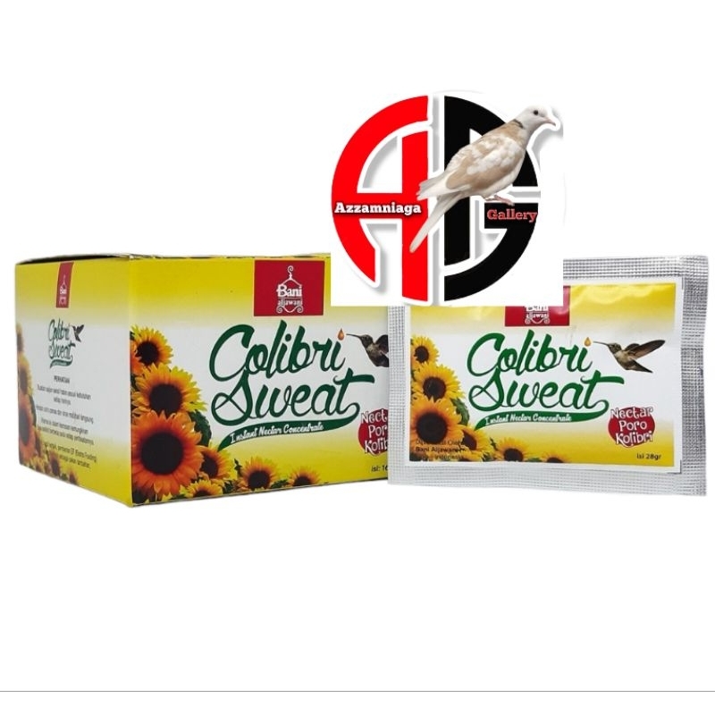 COLIBRI SWEAT KOLIBRI SWET  CS 1 KUNING NECTAR PAKAN MAKANAN KOLIBRI