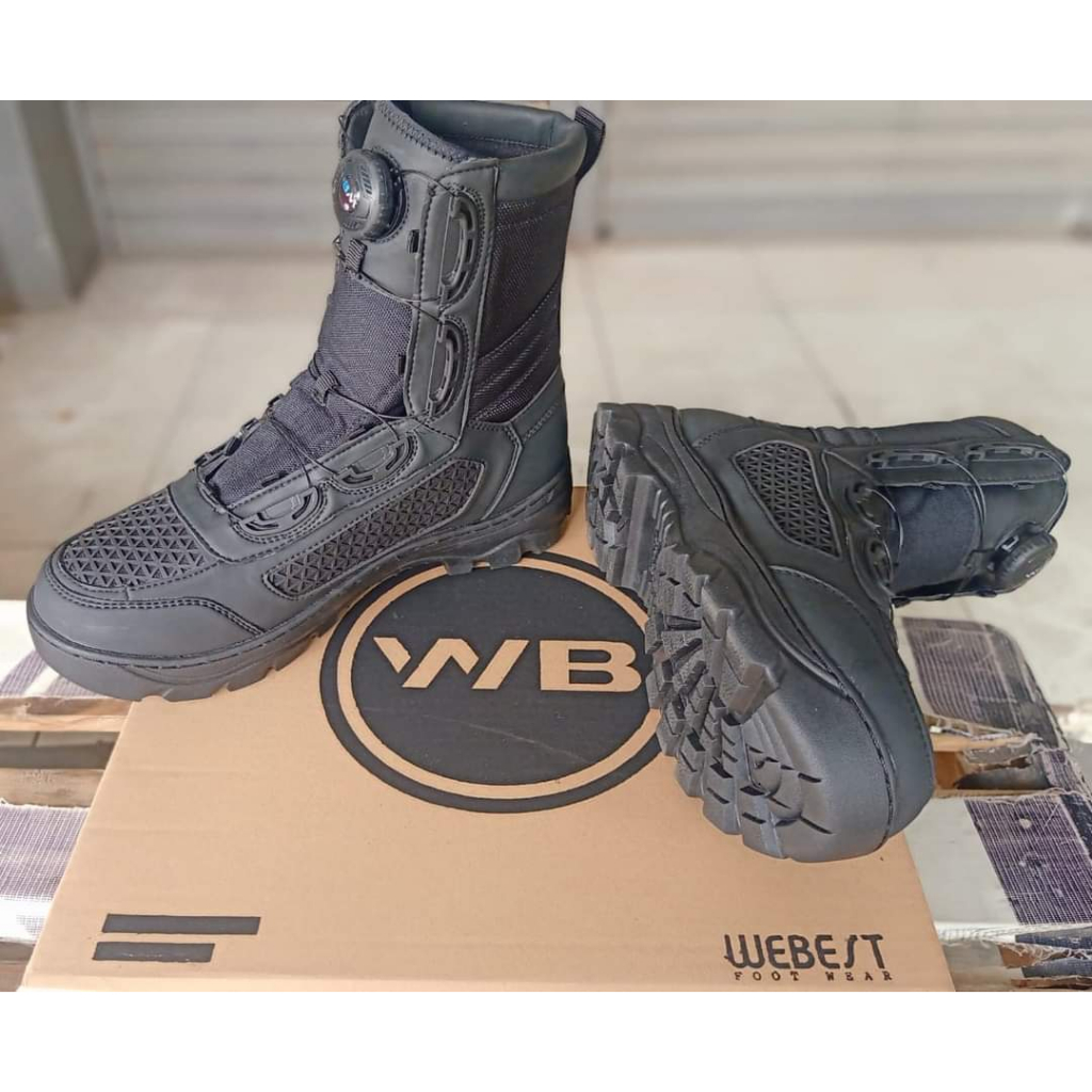 SEPATU PDL WEBEST WB LIBRA JARING DAN KANVAS TALI PUTAR