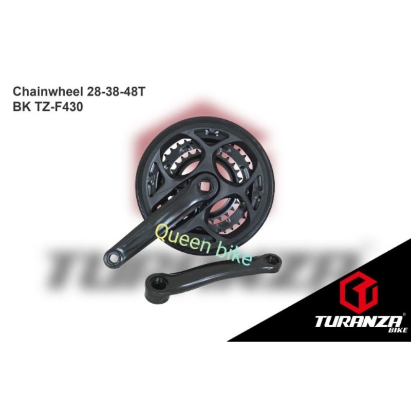 Crank Piringan Susun Tumpuk Operan Sepeda Mtb Federal Gunung 28T/38T/48T x 170 mm Murah