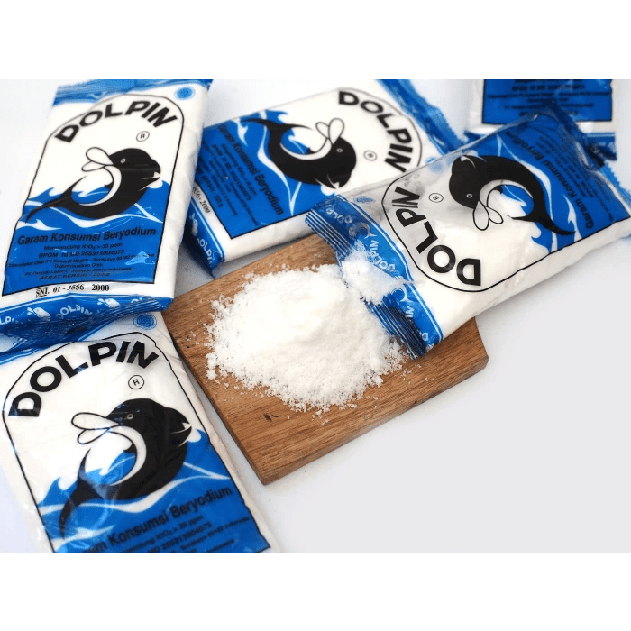 

Garam Dolpin 250grm / Garam Konsumsi Beryodium /- Garam Halus / Garam Dapur | BPOM RI ✅