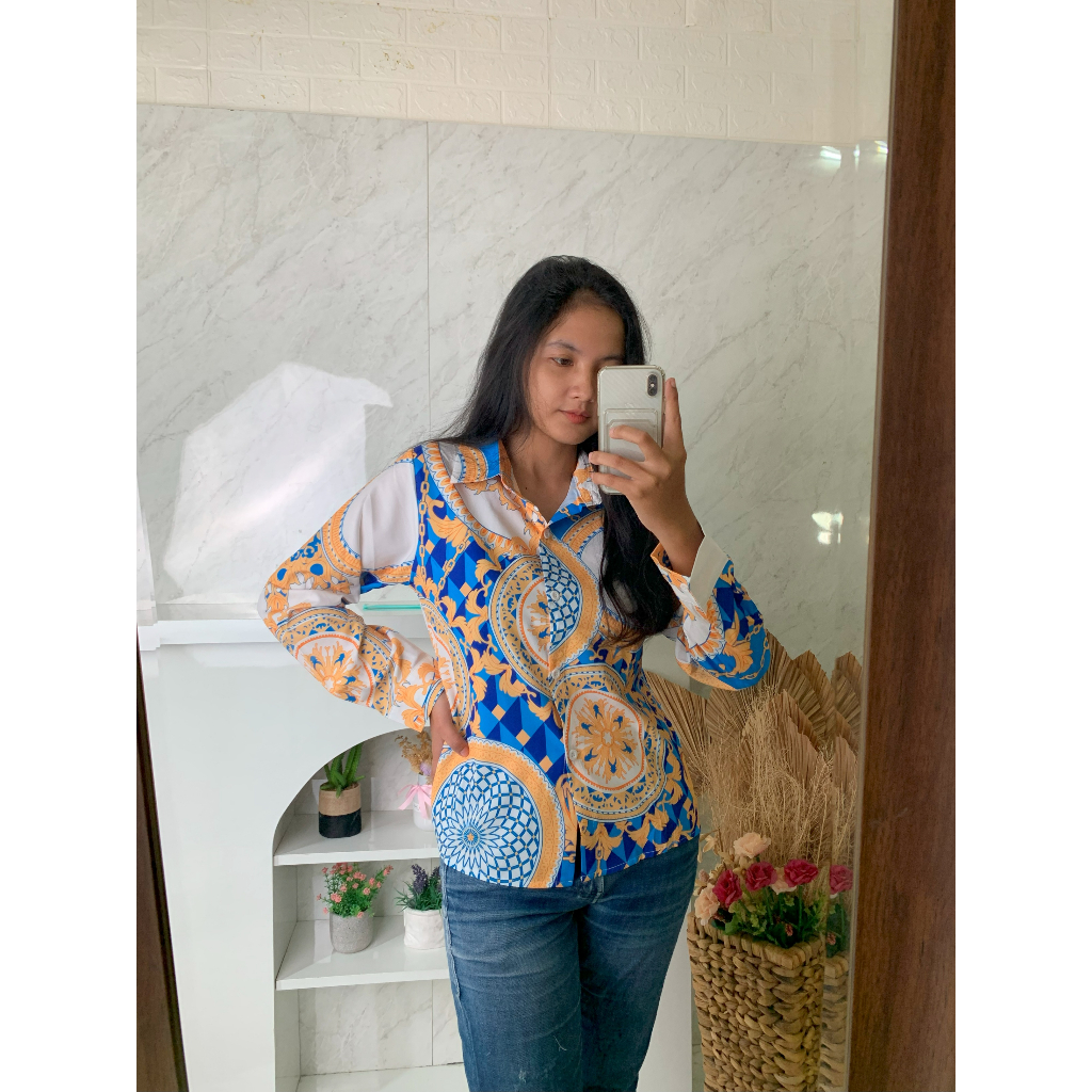 ATASAN WANITA BLOUSE IMPORT ELEGANT VSC03 BRANDED PREMIUM