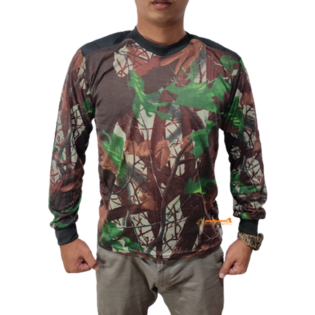 KAOS PE LORENG PERBAKIN TANGAN PANJANG / KAOS PE PERBAKIN