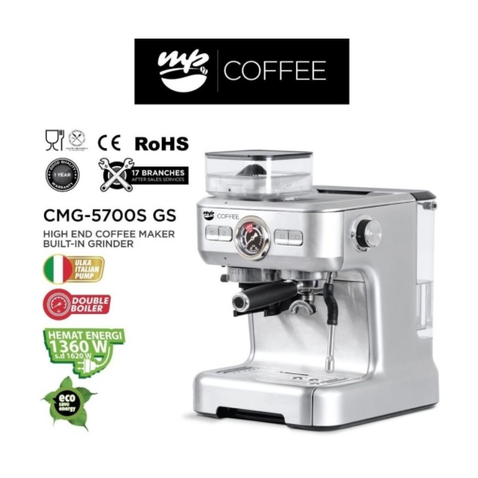 MAYAKA FCM 5800 MP MACHINE COFFEE BUILT IN GRINDER MESIN ESPRESSO CMG-5700S GS