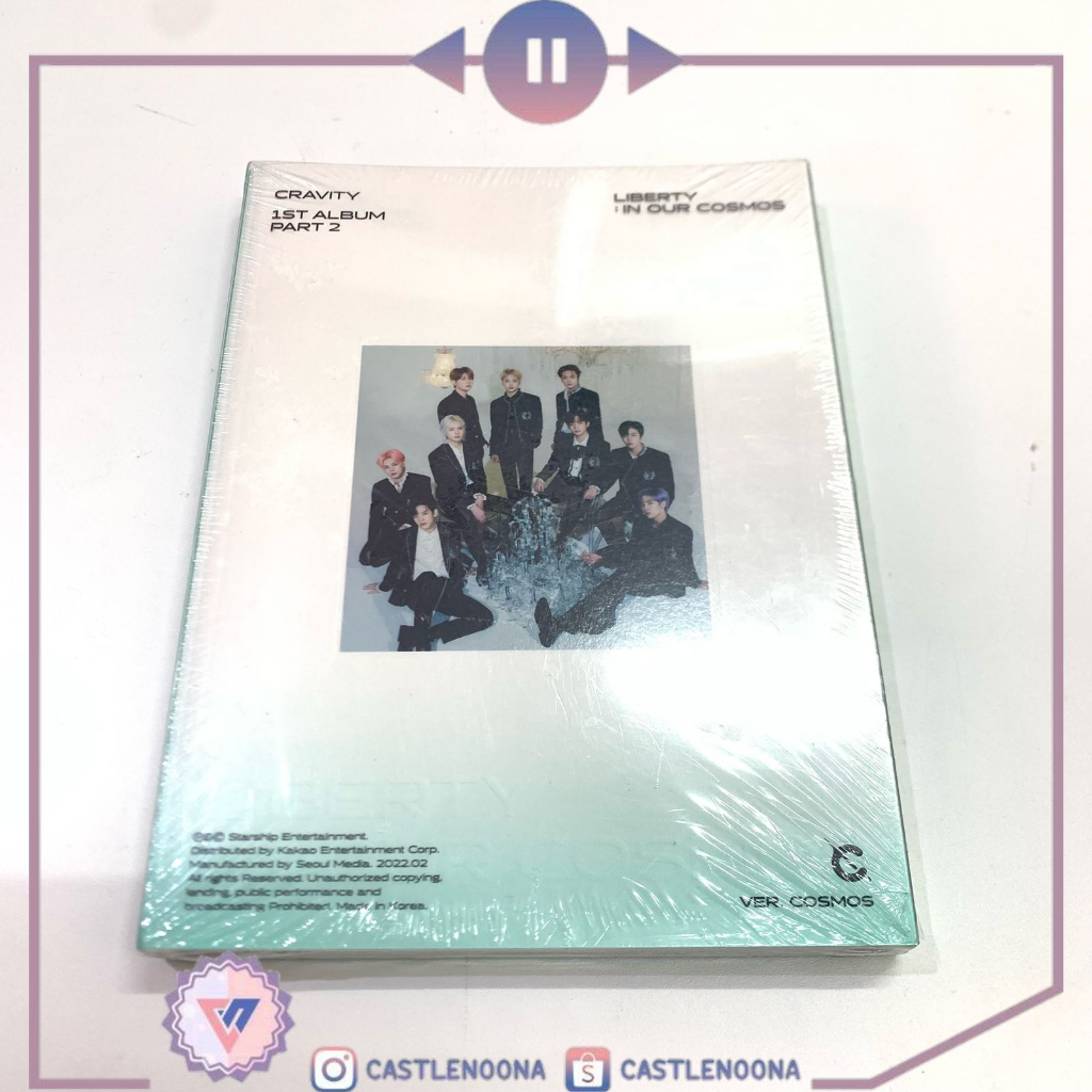 [READY STOCK] CRAVITY 1ST ALBUM Part.2 [LIBERTY : IN OUR COSMOS]