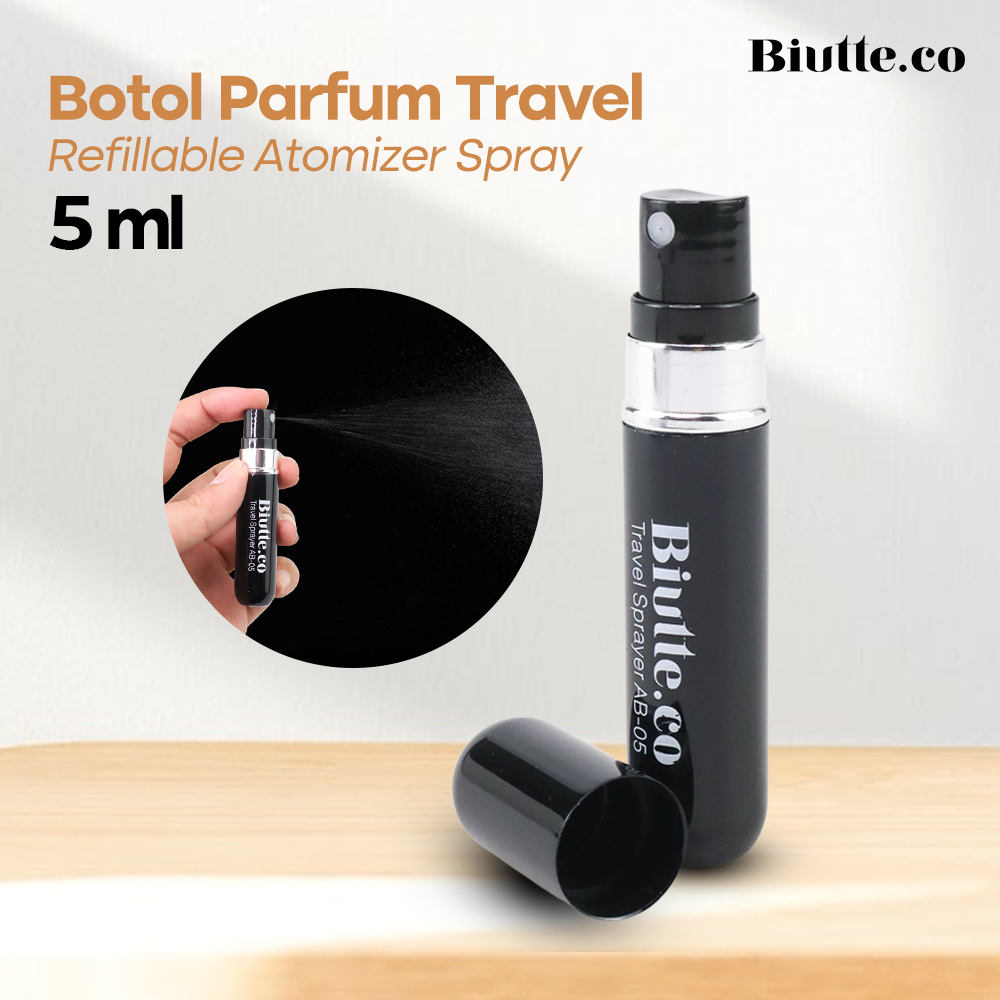 Biutte.co Botol Parfum Travel Size Refillable Atomizer Spray 5 ml - AB-05