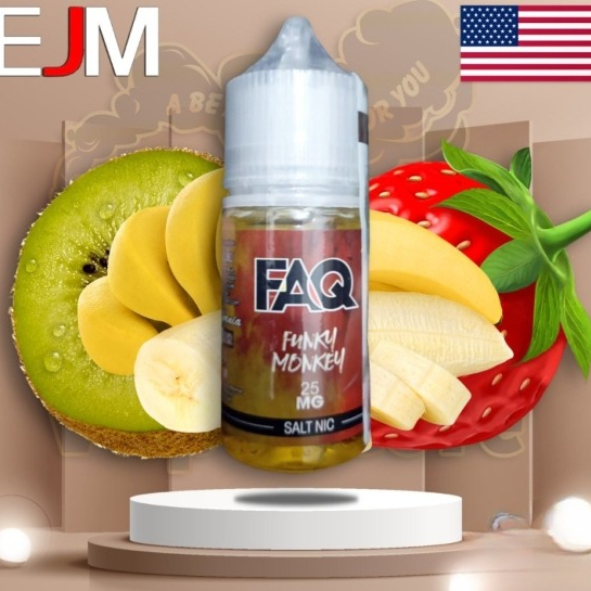 Funky Monkey Salt Nic 30ml 25MG - Liquid USA EJM