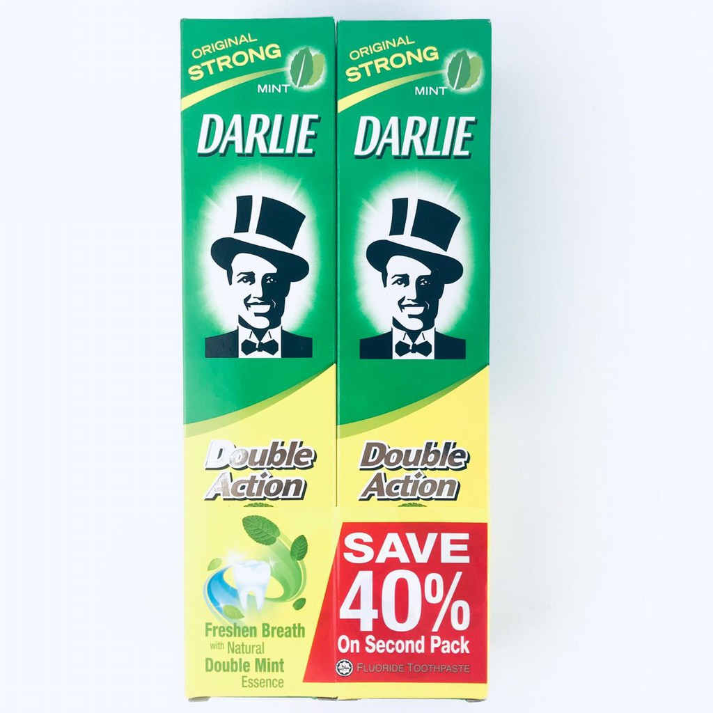 Double Action* Darlie* Pasta Gigi* Original Strong Mint* Isi 2pcs