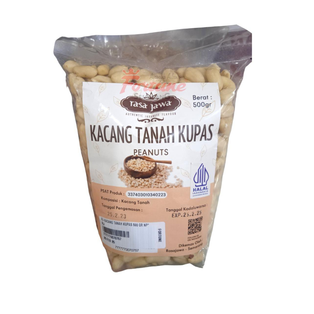 

RASA JAWA KACANG TANAH KUPAS 500GR