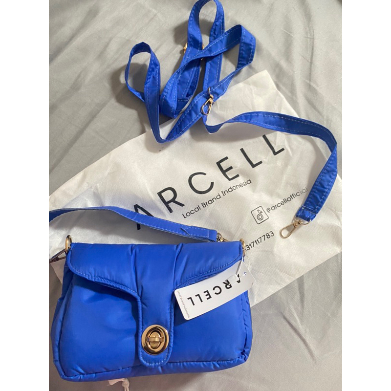 Puffy bag arcell blue