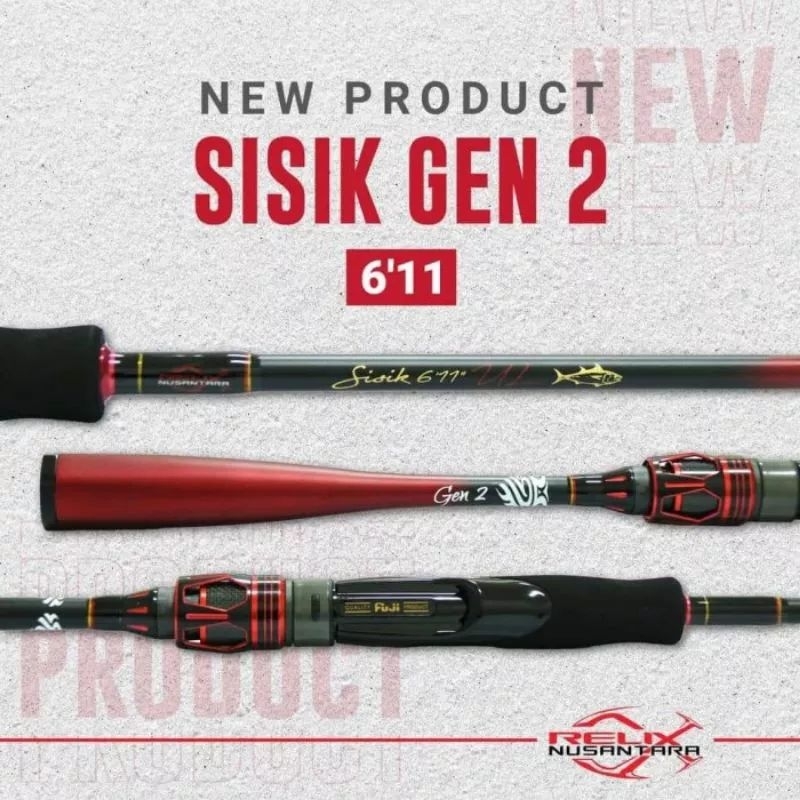 Joran Sisik 611 Gen 2 Relix Nusantara 2-6lb