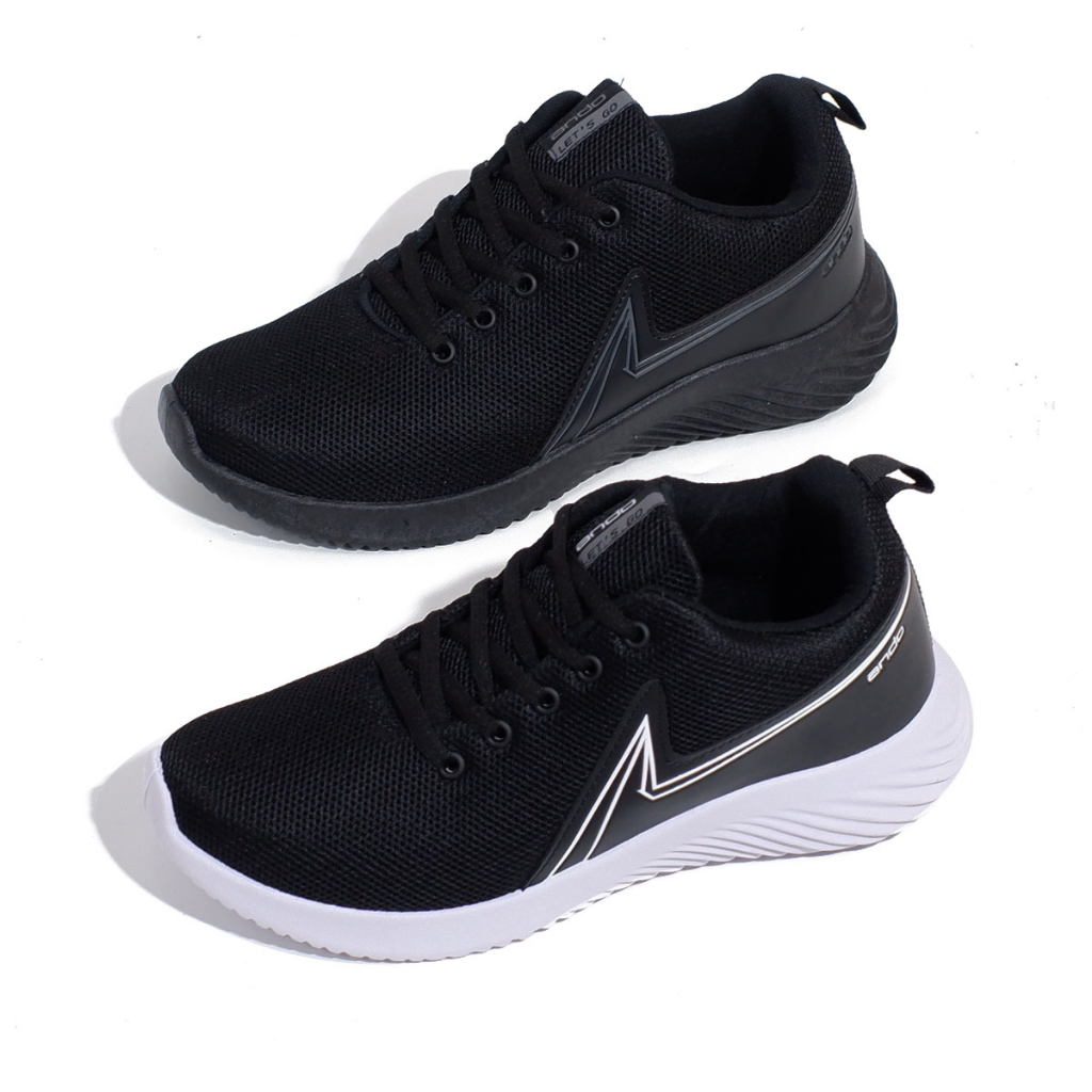 Sepatu pria tali original Ando ZENS - BOAZ model running sneakers olahraga 39-43