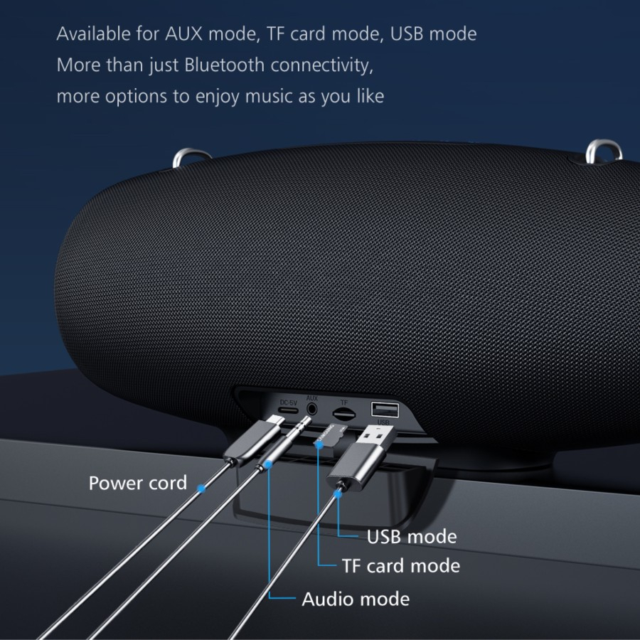 ZEALOT S67 Portable 60W Wireless Bluetooth Speaker Stereo with Mic