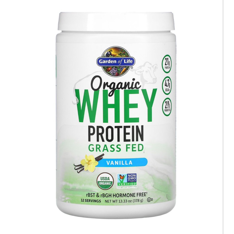 

Garden Of Life Organic WHEY Protein Grass Fed