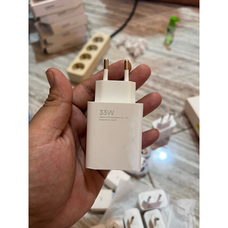 Charger Xmi 33Watt CABUTAN BARU &amp; SECOND TURBO CHARGE USB TYPE C ORIGINAL 100%