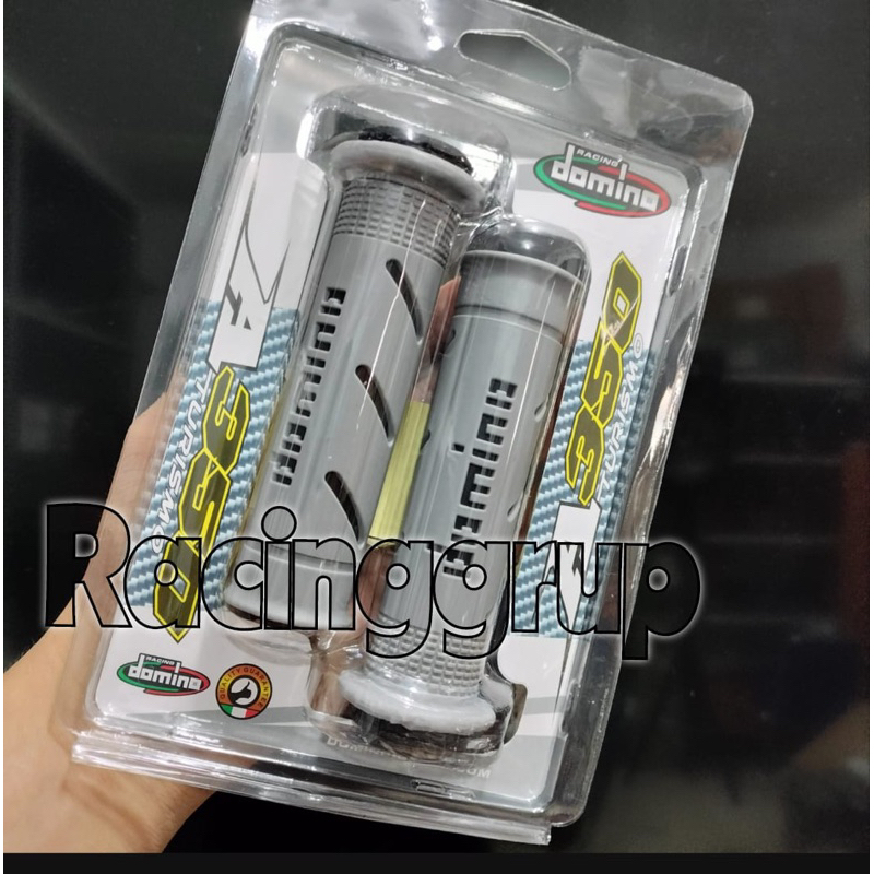 HANDGRIP MOTOR HANDGRIP GARIS SARUNG GAS KARET EMPUK GREY VARIASI UNTUK SEMUA MOTOR UNIVERSAL